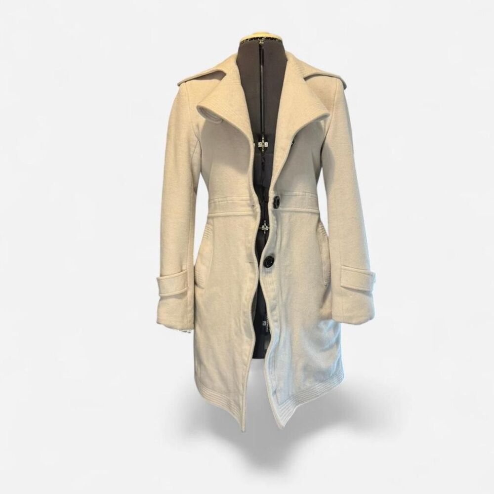 Unbranded Women's Cream and Tan Coat
